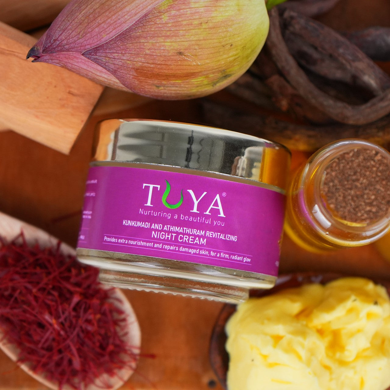 Saffron Face Cream (50gm) & Kunkumadi and Athimathuram Night Cream (50gm)