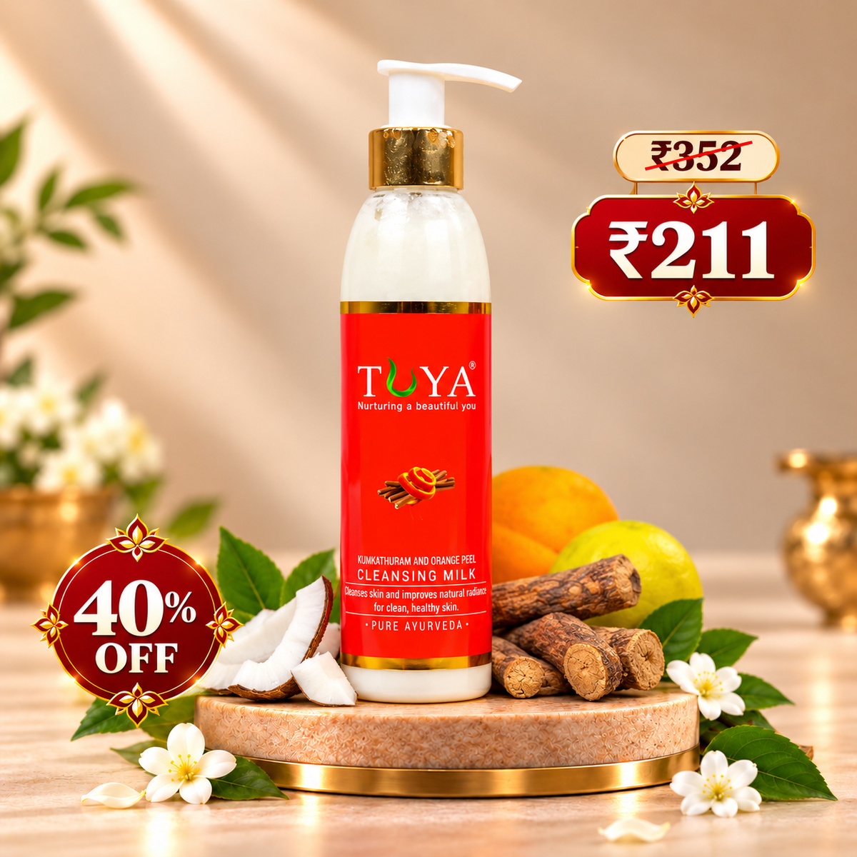 Athimathuram and Orange Peel Cleansing Milk