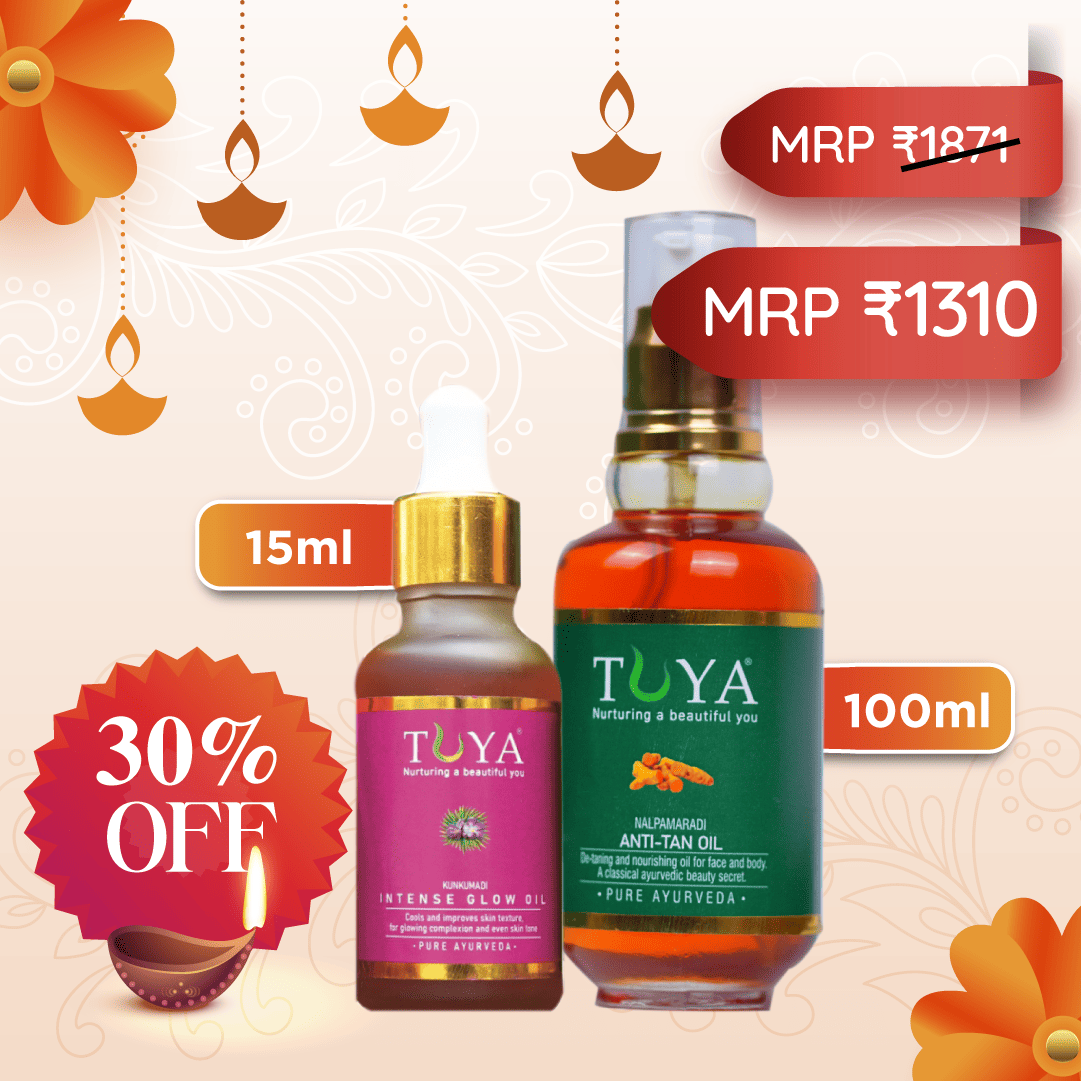 Kunkumadi Intense Glow Oil (15ml) & Nalpamaradi Anti Tan oil (100ml)