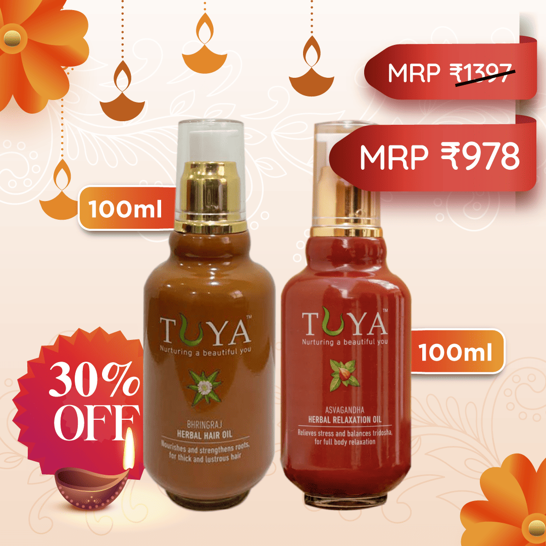 Bhringaraj Hair Oil (100ml) & Aswagandha Relaxation oil (100ml)