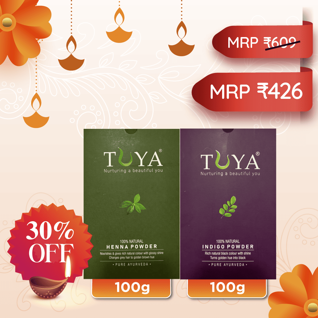 Henna Powder (100gm) &  Indigo Powder (100gm)