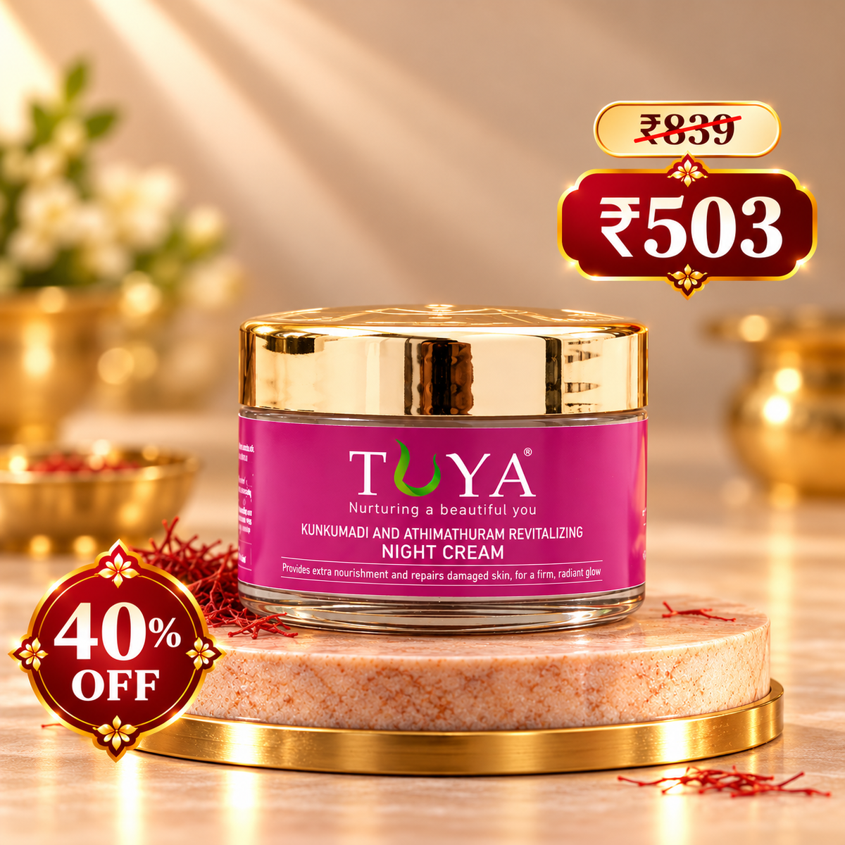 Kunkumadi and Athimathuram Night Cream