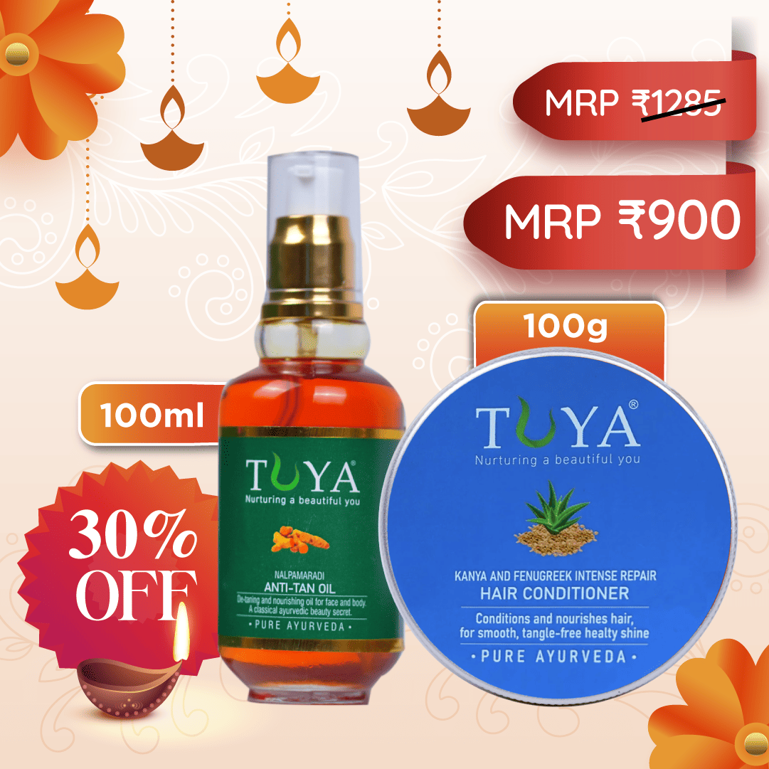 Nalpamaradi Anti-Tan Oil (100ml) & Kanya and Fenugreek Hair Conditioner (100gm)