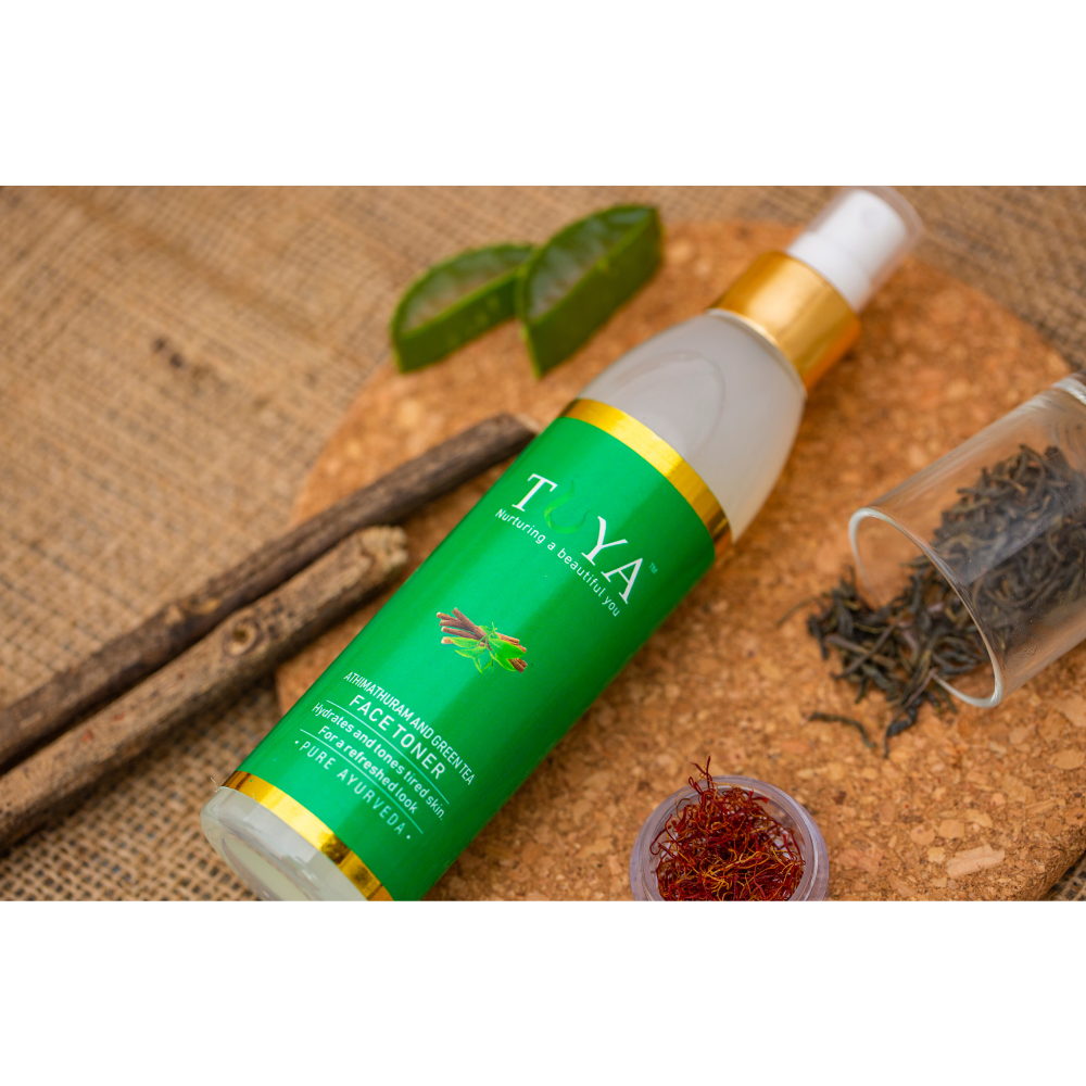 Bhringaraj & Argan oil Hair Cream (50gm) & Athimathuram And Green Tea Face Toner (100ml) (Copy)