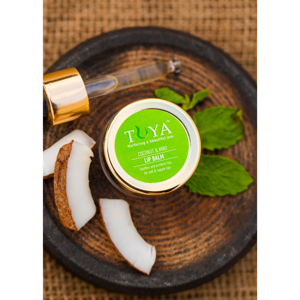 Coconut and Mint Lip Balm
