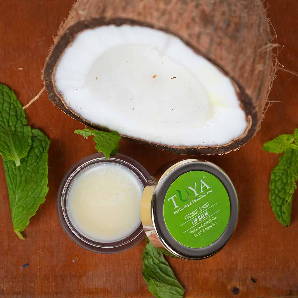 Coconut and Mint Lip Balm