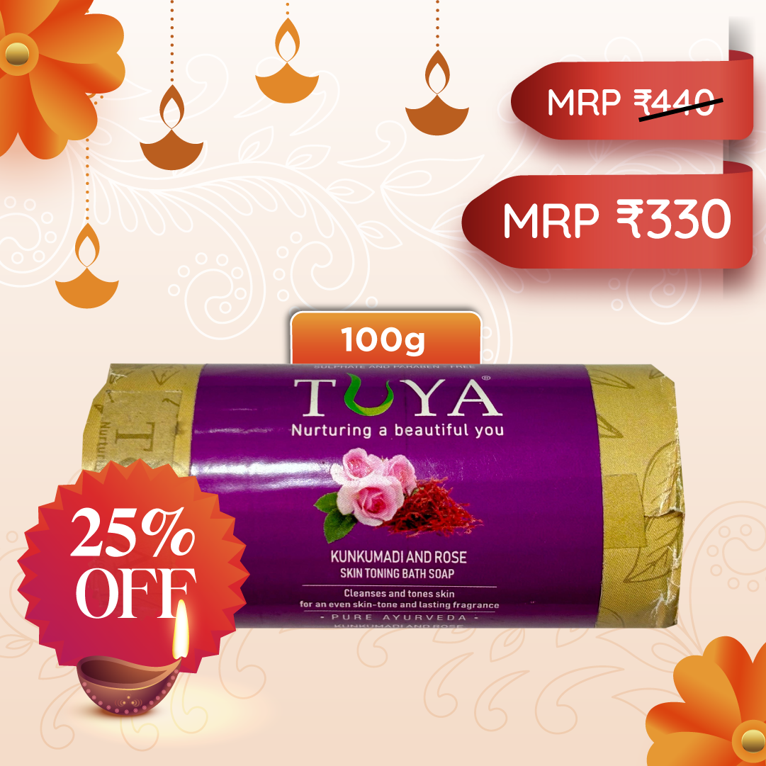 Kumkumadi and Rose Bath Soap