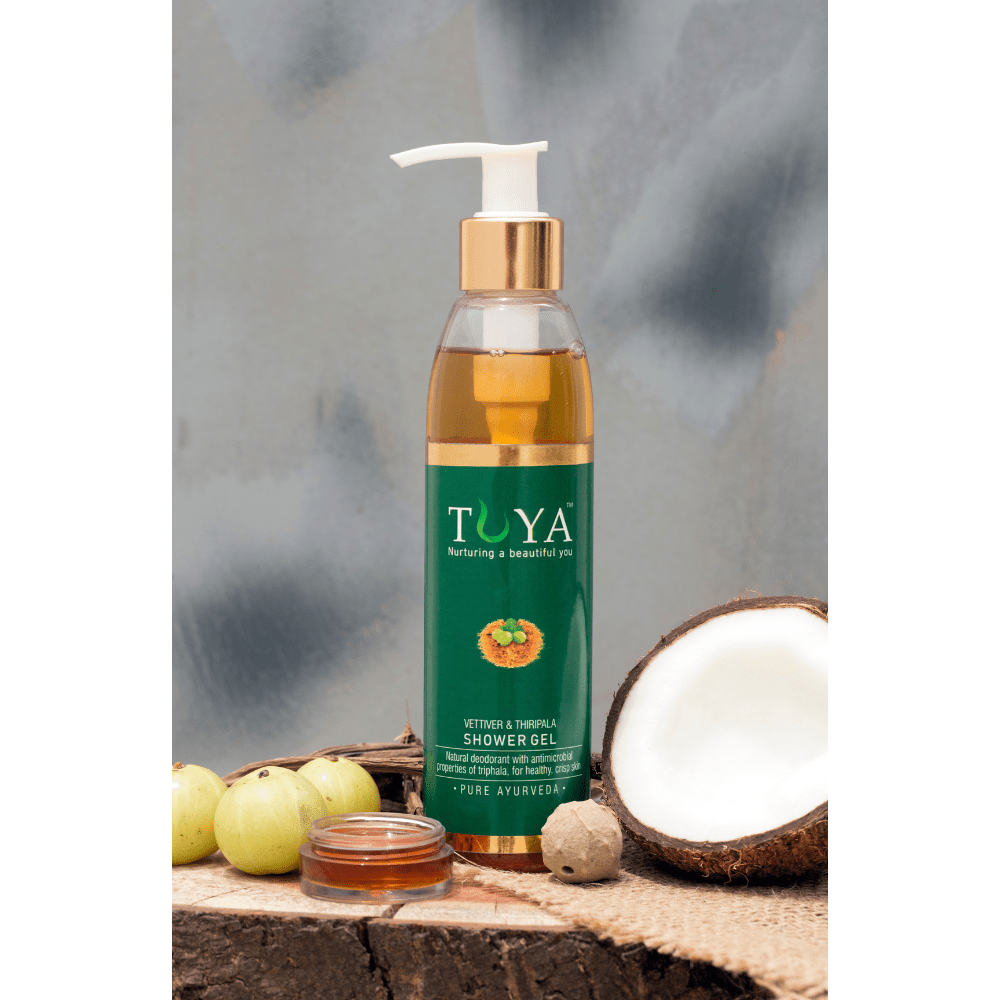 Vetiver and Thiripala Shower Gel